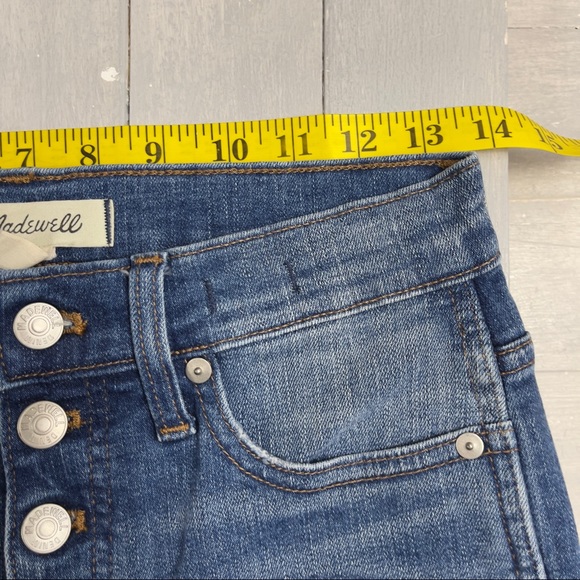 Madewell Slim Straight Jeans: Distressed Button-Front Edition - Picture 11 of 16